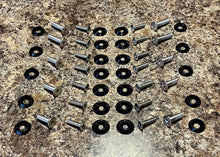 Load image into Gallery viewer, 1986-1993 Mustang Mustang Engine Bay Full Kit (Black 1" Diameter Washers, Flat Head Bolts)