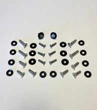 Load image into Gallery viewer, 1986-1993 Mustang Mustang Engine Bay Add-On Kit (Black Washers, Flat Head Bolts)