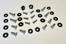 Load image into Gallery viewer, 1986-1993 Mustang Mustang Engine Bay Add-On Kit (Black Washers, Flat Head Bolts)