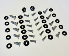 Load image into Gallery viewer, 1986-1993 Mustang Mustang Engine Bay Full Kit (Black 1" Diameter Washers, Flat Head Bolts)
