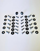 Load image into Gallery viewer, 1986-1993 Mustang Mustang Engine Bay Full Kit (Black 1" Diameter Washers, Flat Head Bolts)
