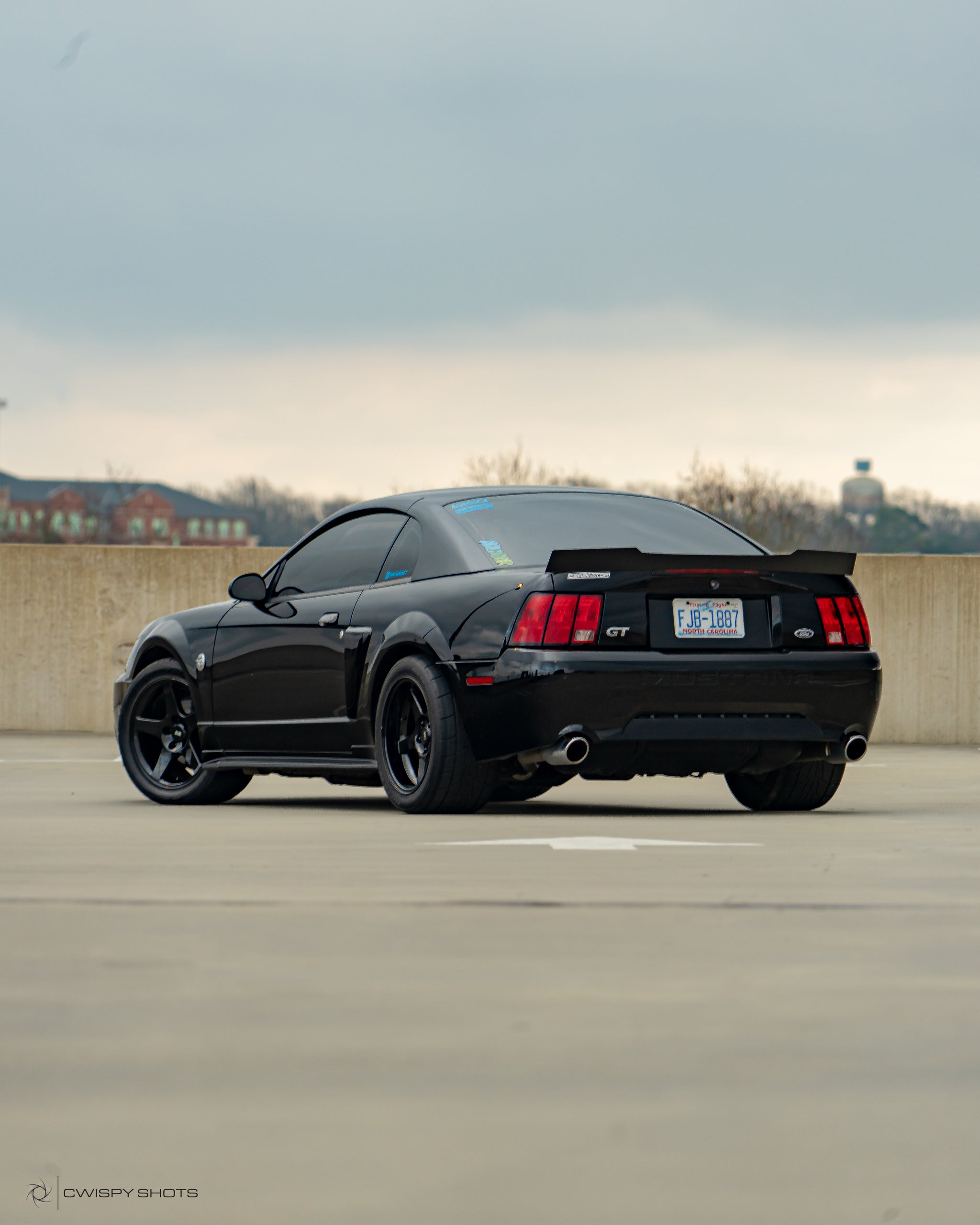 1999-2004 Mustang Spoiler Delete Hole Plugs - Painted Mineral Gray - TK